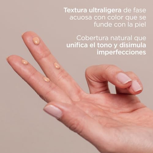 ISDIN - FotoUltra Age Repair Fusion Color Water SPF 50 - Protector solar facial de fase acuosa, triple acción anti-fotoenvejecimiento, con color, 50 ml