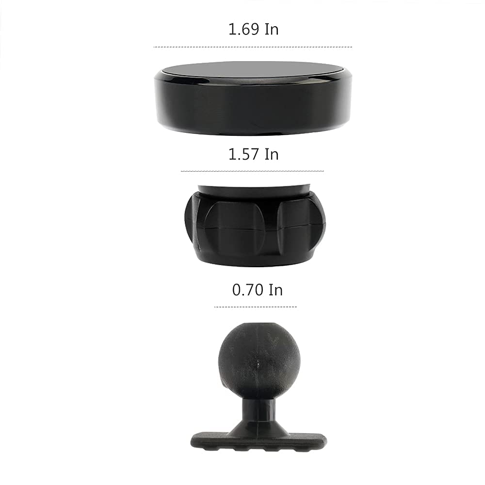 KUCOK Soporte Magnético para Teléfono Toyota RAV4 2013-2018, Ajuste Personalizado, Compatible con Teléfonos de 4 a 7 Pulgadas, Montaje en Ventilación de Aire, Rotación de 360°