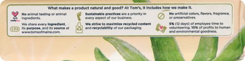 Tom's of Maine Natural Beauty Bar Soap with Aloe Vera, Fragrance Free, 5 oz
