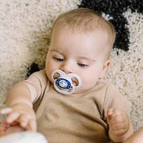 Chupetes Dr. Brown's Advantage Glow-in-The-Dark Rosa, 2 Piezas, Etapa 2, 6-12 Meses