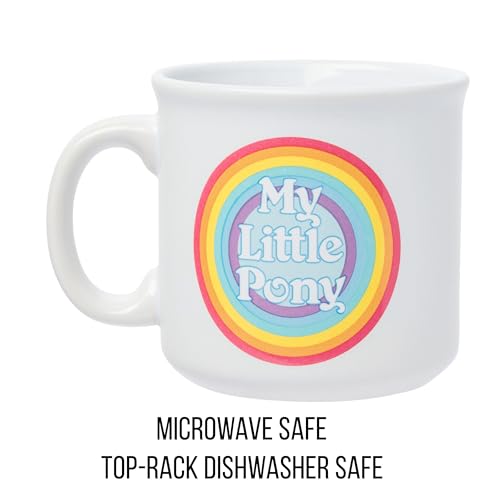 Taza de Cerámica Silver Buffalo My Little Pony Sunlight, Windy y Skydancer para Campista de 20 Onzas