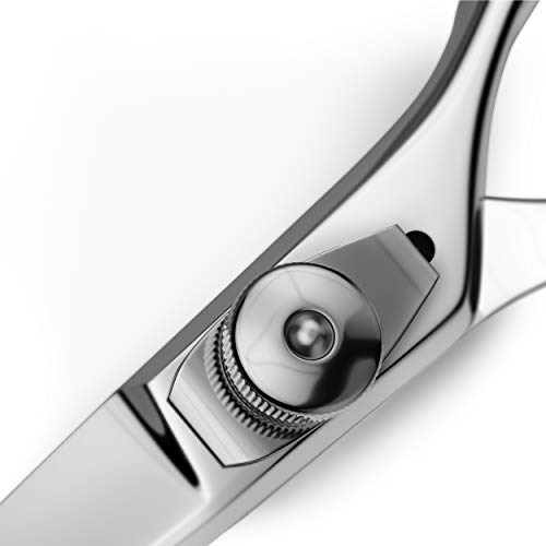 Tijeras profesionales para el cabello Suvorna - Tijeras de barbero para cortar el cabello - Tijeras de corte de filo afilado - Tijeras japonesas de acero inoxidable de 6.5" para mujeres y hombres