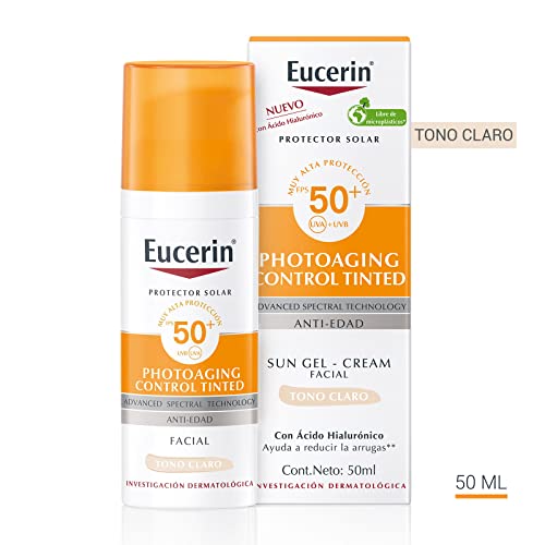 Protector Solar Facial Eucerin claro FPS 50+ CC Cream 50ml