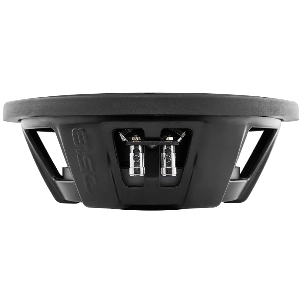 DS18 PSW10.4S - Subwoofer de montaje poco profundo de 10 pulgadas, 1000 W, potencia máxima de 500 W, bobina de voz única RMS, resistente al agua, 4 OHMS - El mejor sub para espacios reducidos en coches y camiones - 1 altavoz