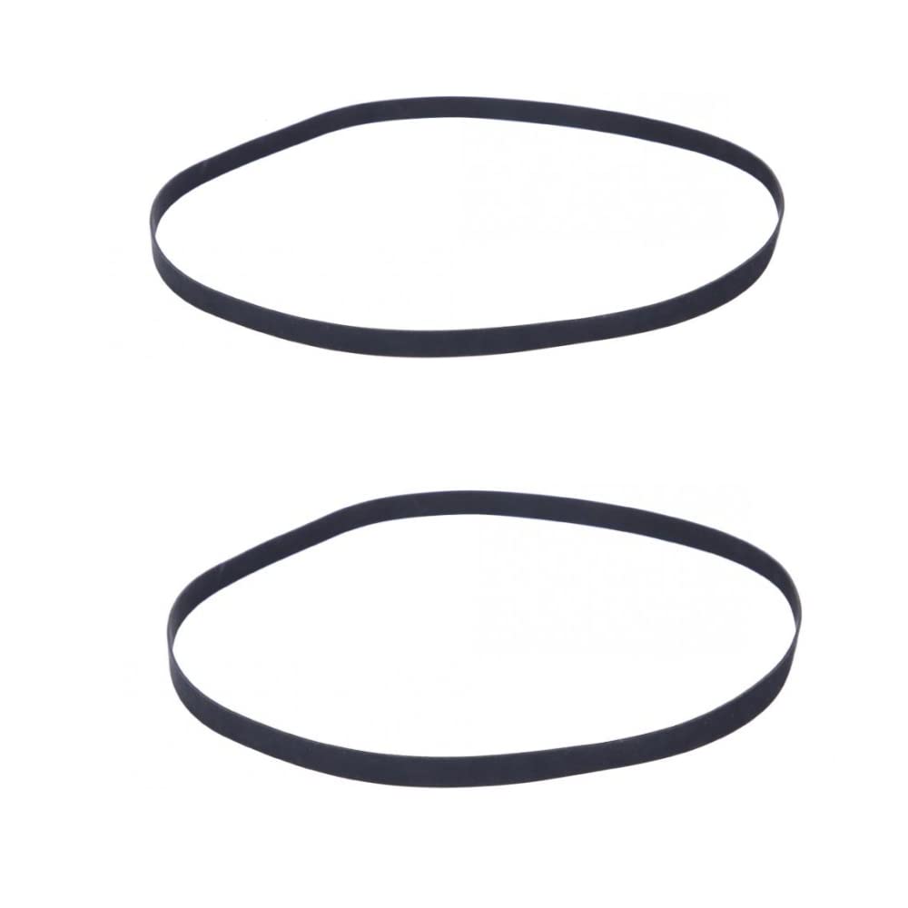 Paquete de 2 correas giratorias universales de 190 mm para Technics Pioneer Sony JVC - Kit de reparación de repuesto de correa de transmisión de goma premium
