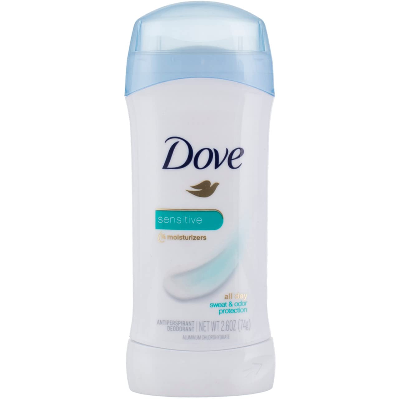 Dove Anti-Perspirant Deodorant, Sensitive Skin 2.60 oz (Pack of 2)