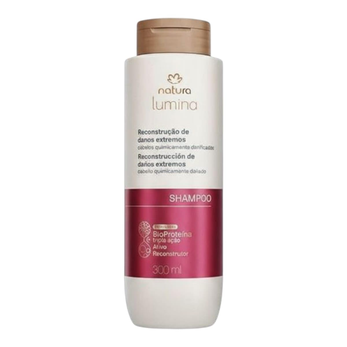 Shampoo Reestructurante Cabello Quimicamente Dañado 300ml Natura Lumina