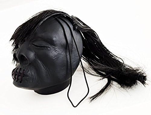 Loftus Mini Shrunken Head Halloween Decoración 7,6 cm Prop, color negro
