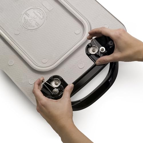 Plancha Eléctrica Presto Negra con Asas Extraíbles 22 Pulgadas