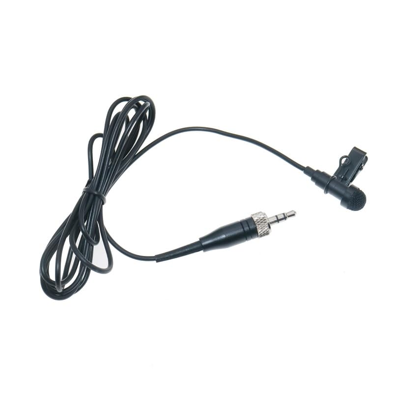 Micrófono de Solapa Sennheiser Negro con Clip para Micrófono Inalámbrico G2 G3 G4 MKE2