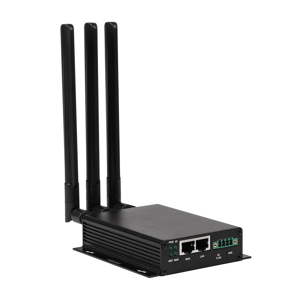 GL-X300B (Collie) 4G LTE VPN Puerta de enlace inalámbrica industrial, antenas externas 4G de banda completa, perro de guardián de hardware, al mando, cifrado DNS, solo 2.4GHz (RS485)