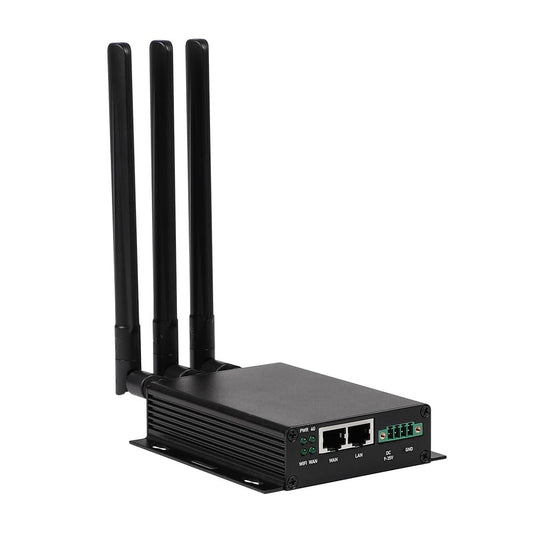 GL-X300B (Collie) 4G LTE VPN Puerta de enlace inalámbrica industrial, antenas externas 4G de banda completa, perro de guardián de hardware, al mando, cifrado DNS, solo 2.4GHz (RS485)