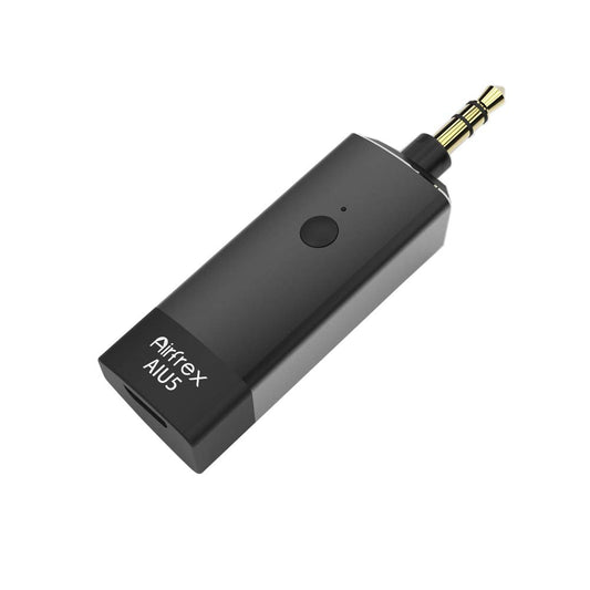 Transmisor Bluetooth Airfrex Negro compatible con Auriculares y Altavoces BT para Reproductores de Música