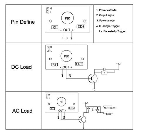 Sensor de Movimiento Infrarrojo Stemedu HC-SR501 para Arduino y Raspberry Pi
