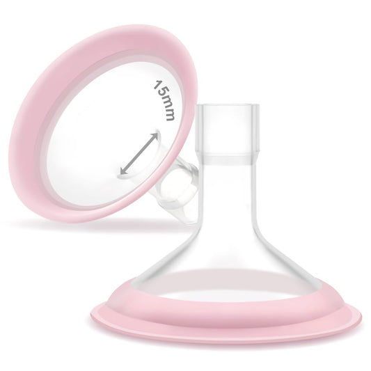 Embudo Maymom MyFit Pano 15 mm Compatible con Extractores Medela y Conectores Maymom, Pack de 2 Piezas