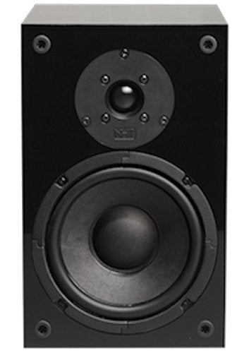 Bocina de Estantería NHT SuperOne 2.1 Gloss Black de Audio Hi-Res para Teatro en Casa