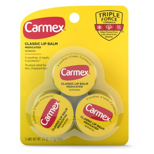 Carmex Bálsamo labial curativo Everyday, 0.25 oz, 3 unidades
