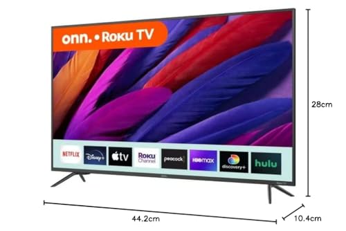 ONN Televisión de 50‘ Serie 4 LED 4K 2160P UHD Smart TV HDR HDMI USB 60Hz Frecuencia de actualización Compatible con Alexa y Google Assistant 100012585 (Reacondicionado)