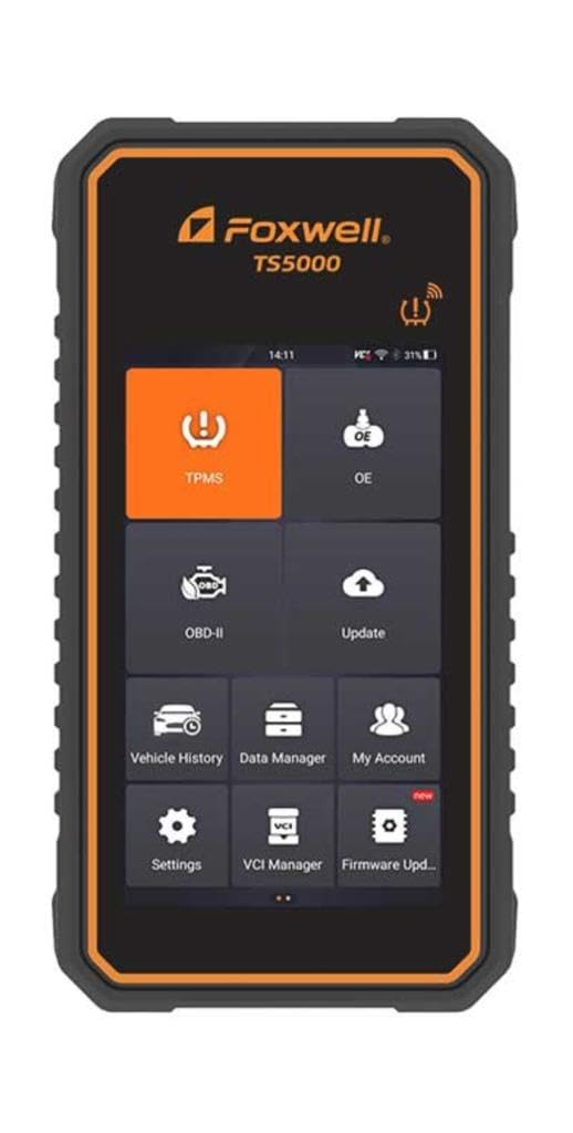 FOXWELL Herramienta Profesional de Escaneo y Diagnostico de Servicio TPMS, Analisis, configuracion, Aprendizaje y programacion del Sistema TPMS, TS5000
