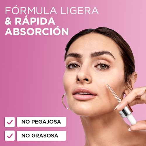 L'Oréal Paris Sérum Anti-manchas Glycolic Bright con Ácido Glicólico y Niacinamida todo tipo de manchas, 30ml