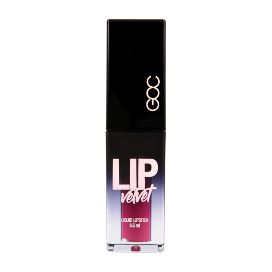 GOC Labial Líquido Velvet Liquid Lipstick | Labial | Maquillaje | Duración Larga | Acabado Aterciopelado y Suave | Color Intenso | Aplicación Fácil y Uniforme | 3.5 ml | Color Fun | GLV04