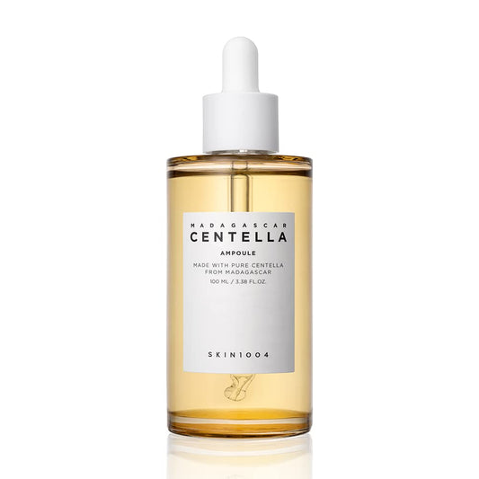 Skin1004 Madagascar Centella Asiatica 100 Ampoule (100ml or 3.38 floz) - Facial Serum - 100% Centella Asiatica Extract - for soothing sensitive and acne-prone skin