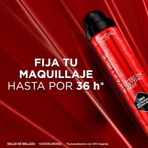 L'ORÉAL Paris Fijador de Maquillaje Larga Duración 24h | Spray 75ml
