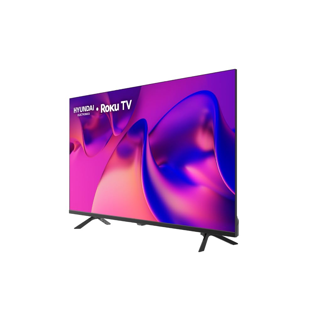 Hyundai HYLED4027RiM TV 40” Pulgadas LED Full HD Smart TV, Dolby Audio, WiFi Dual Band, Compatible con Sistema Operativo Roku con Alexa, Apple Air Play y Google Home, Diseño Border Less (2025)