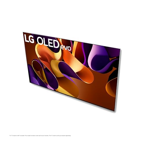 LG 83 Pulgadas Clase OLED EVO Serie G4 Smart TV 4K procesador visualización Plana con Control Remoto mágico Alimentado por IA con Alexa Incorporado (OLED83G4WUA, 2024)