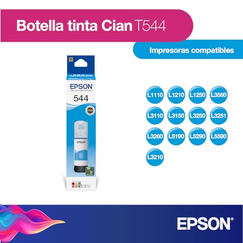 Epson Ecofit Botella de Tinta Color Cian T544