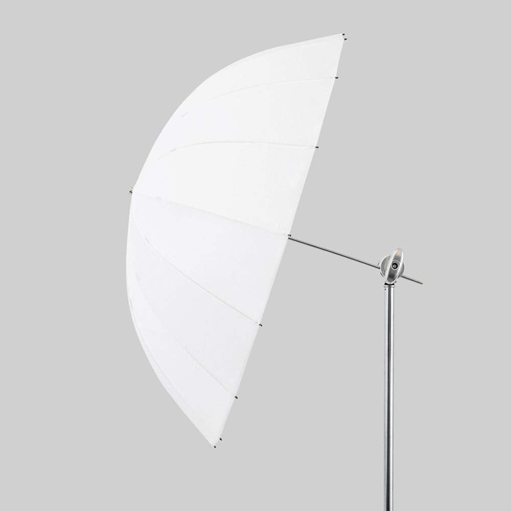 Sombrilla Parabólica Blanca/Transparente 130cm Godox sin Toalla limpiadora