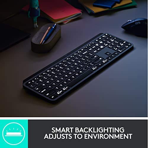 Teclado Inalámbrico Avanzado Logitech MX Keys Grafito Renovado