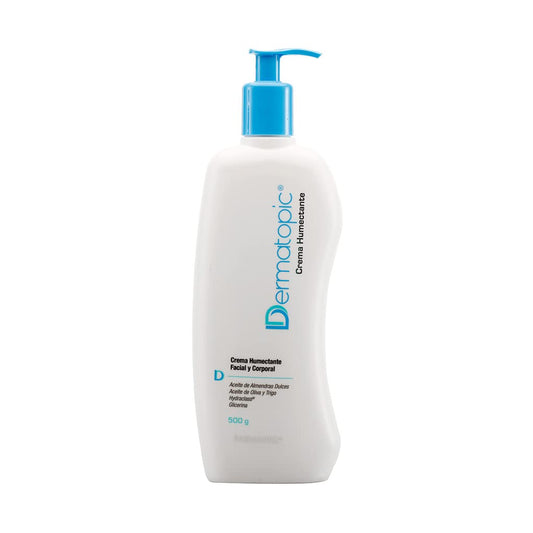 DERMATOPIC Crema Humectante Facial y Corporal | Aporta Suavidad e Hidratación Intensa | Crema Hidratante Ideal para Pieles Secas en Uso Diario | Recomendada por Dermatólogos | 500 gr