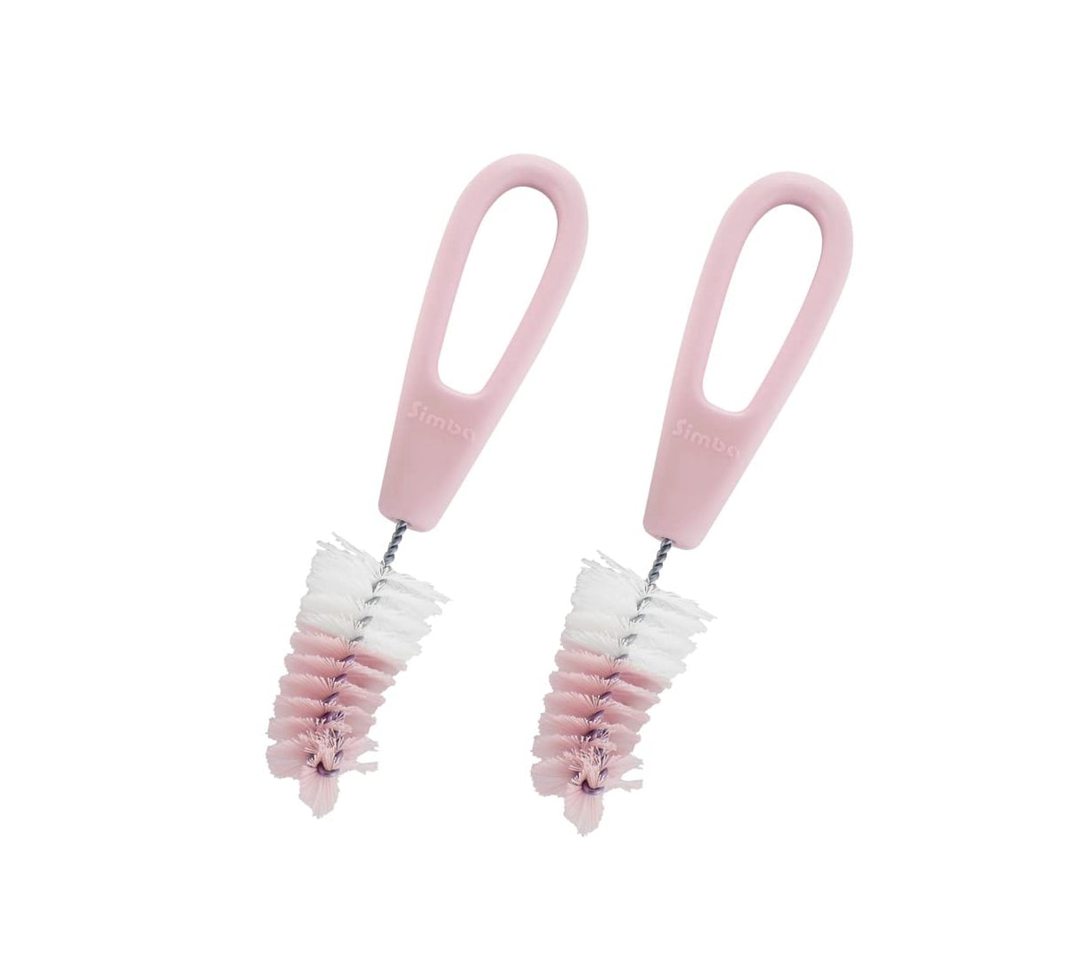 Simba cepillo para polvo giratorio para pezón (rosa)