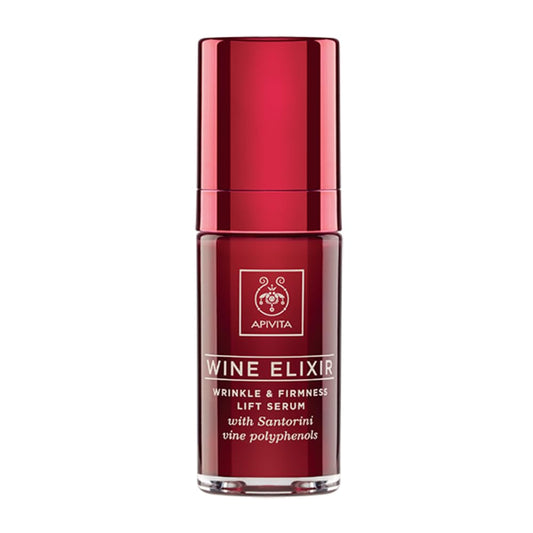 APIVITA Wine Elixir Wrinkle & Firmness Lift Serum 1.01 fl.oz. | Loción antienvejecimiento para reducir las arrugas y la piel firme