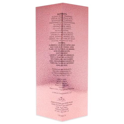 Perfume Paris Hilton Rose Rush 3.4 Fl Oz para Mujer