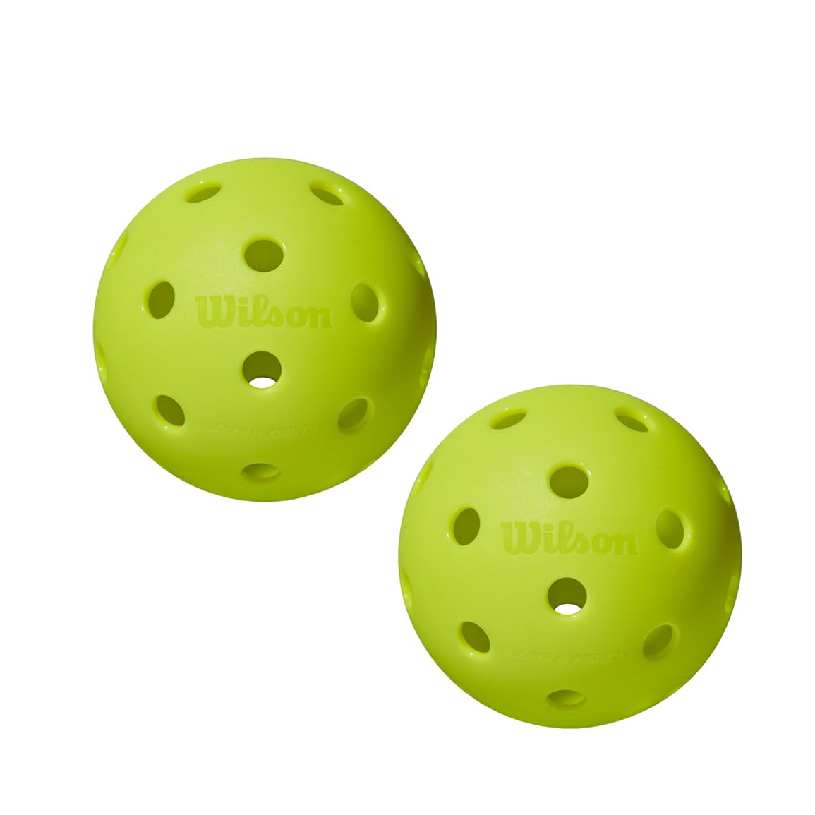 Bolas de Pickleball WILSON Tru 32 Amarillo Paquete de 2