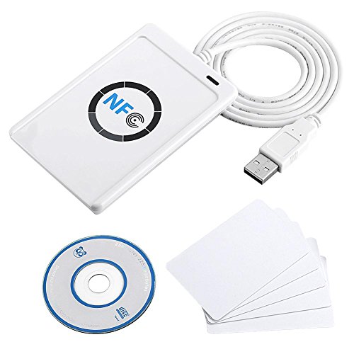 Lector y Grabador Inteligentes ACR122U RFID con SDK y 5 Tarjetas Mifare IC