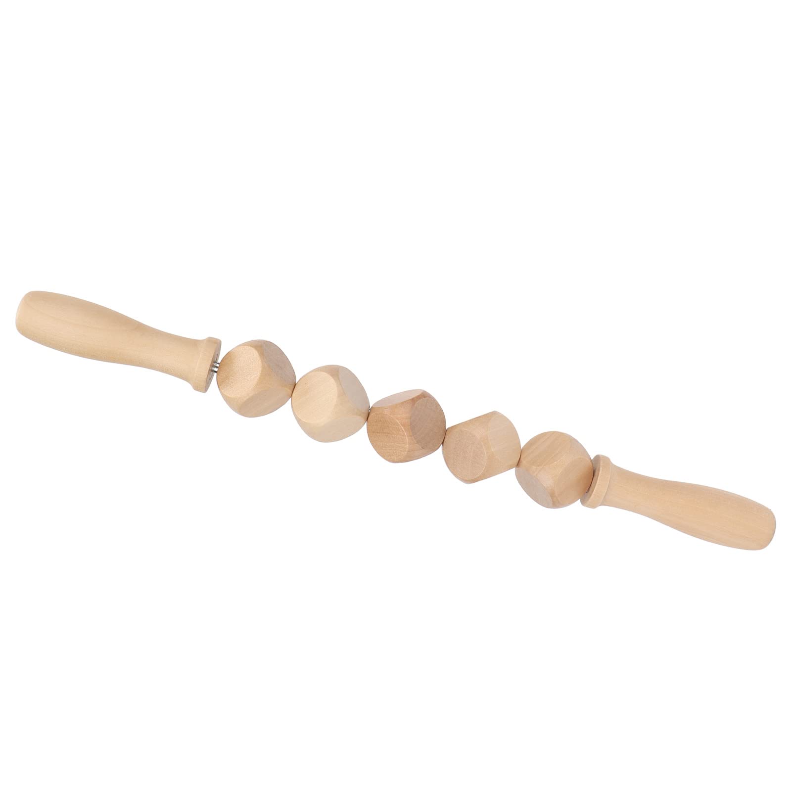 Herramienta de Masaje de Madera, Rodillo de Masaje de Madera Manual, Rodillo de Mano Duradero, Masajeador de Punto de Activación para Fascia, Celulitis, Abdomen, Relajación Muscular