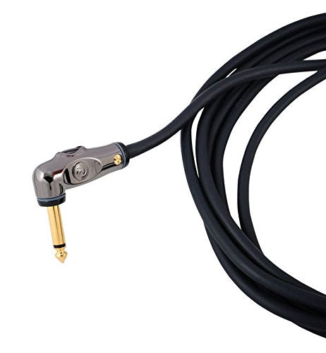 Cable de Instrumento Planet Waves Negro Ángulo Recto de 10 Pies