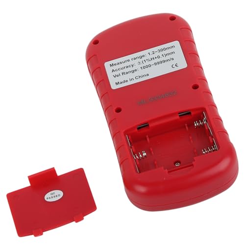 Medidor de Espesor Ultrasónico GM100 1.2~300mm Acero Medidor Ultrasónico Digital de Espesor de Revestimiento de Profundidad Medidor de Velocidad de Sonido Apagado Automático (Sin Batería)