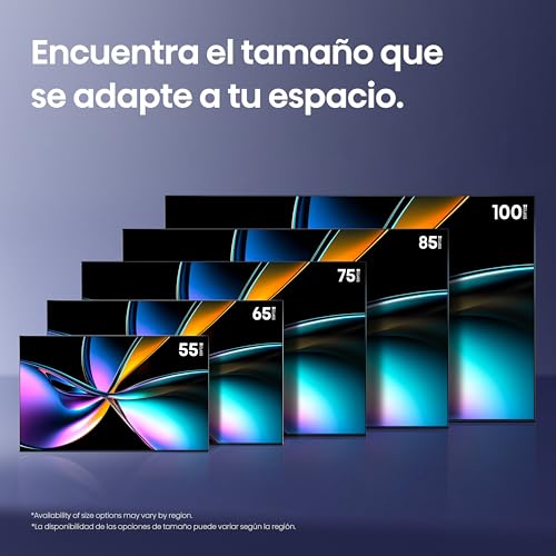 Hisense Television U7QG Pro(Modelo 2025) Pantalla 55 Pulgadas,Mini-LED Pro Smart Google TV UHD 4K,Control Remoto por Voz con Alexa,Modo de Juego Ultra de 165 Hz,Hi-View AI Engine Pro