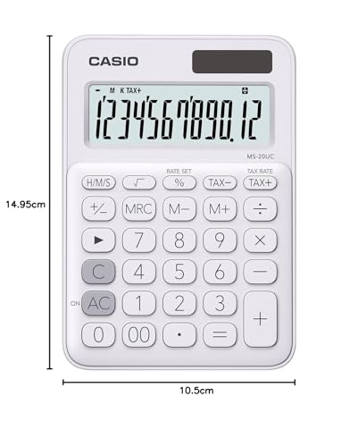 Casio Calculadora Escritorio MS-20UC-WE