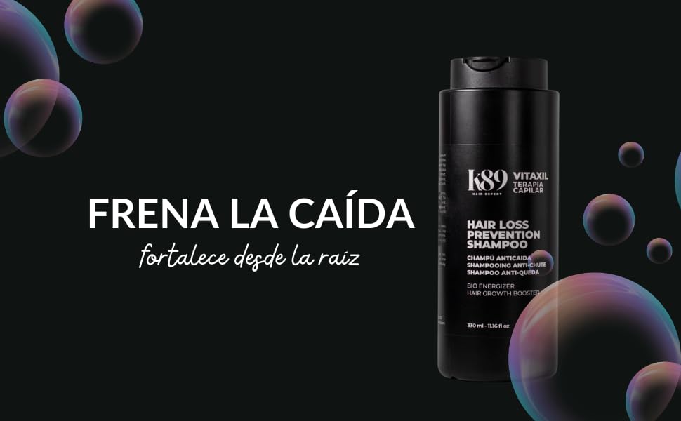 Shampoo Anticaída K89 Hair Expert Vitaxil Prevention para Revitalizar el Crecimiento