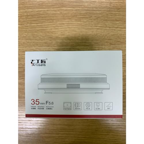 Lente Ultrafina 7artisans 35 mm f5.6 para Cámara Sony Mirrorless A6000 A6300 A6400