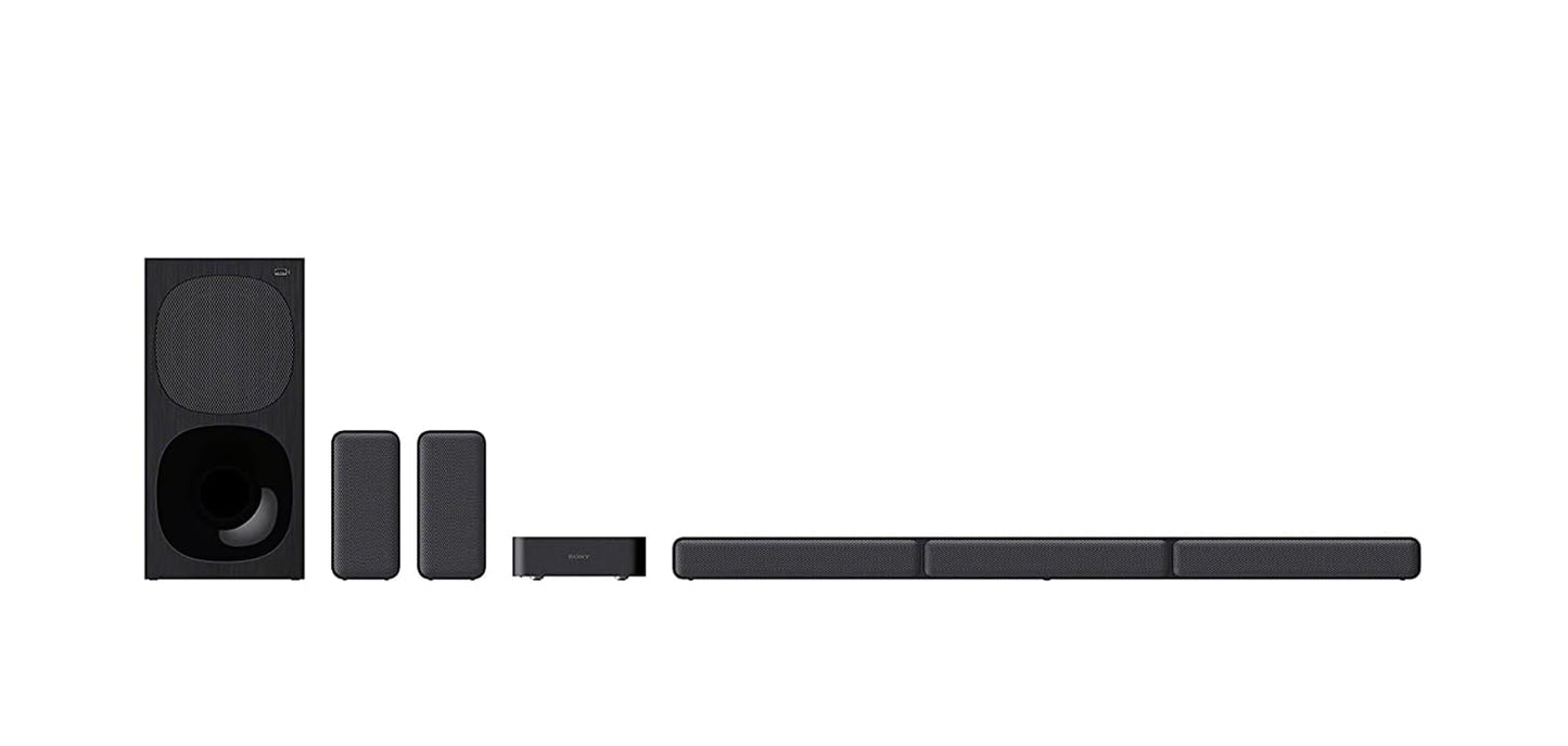 Sony HT-S40R Sistema de barra de sonido de cine en casa de 5.1 canales (reacondicionado)
