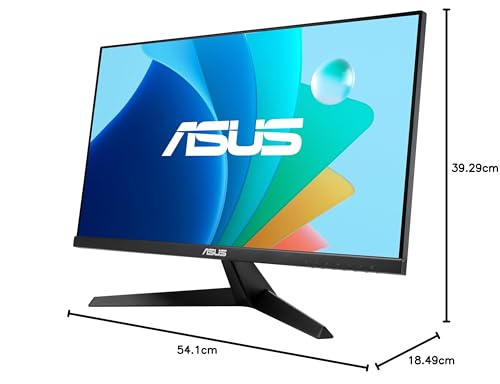 ASUS Monitor VY249HF 23.8 Pulgadas, Full HD, IPS, 100 Hz, 1x HDMI, Color Negro