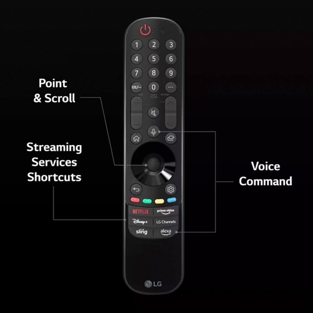 LG Serie C3 OLED55C3PUA, 55 Pulgadas, Clase OLED EVO Gallery Edition Smart TV OLED55C3PUA, 2023 - Alimentado por IA 4K, Alexa Incorporado (Reacondicionado)