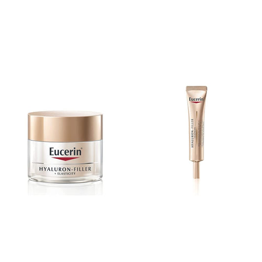 Eucerin Hyalluron Filler Crema de día FPS 50ml + Hyaluron Filler Elasticity Contorno de Ojos FPS 15