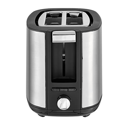 Tostador de Pan de 2 Rebanadas Koblenz, 7 Niveles de Tostado, Función de Descongelado y Recalentado, 800 W, Acero Inoxidable modelo TKM-800 IN